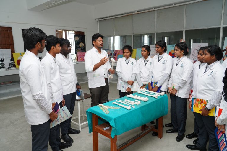Pharmaceutical research lab in college