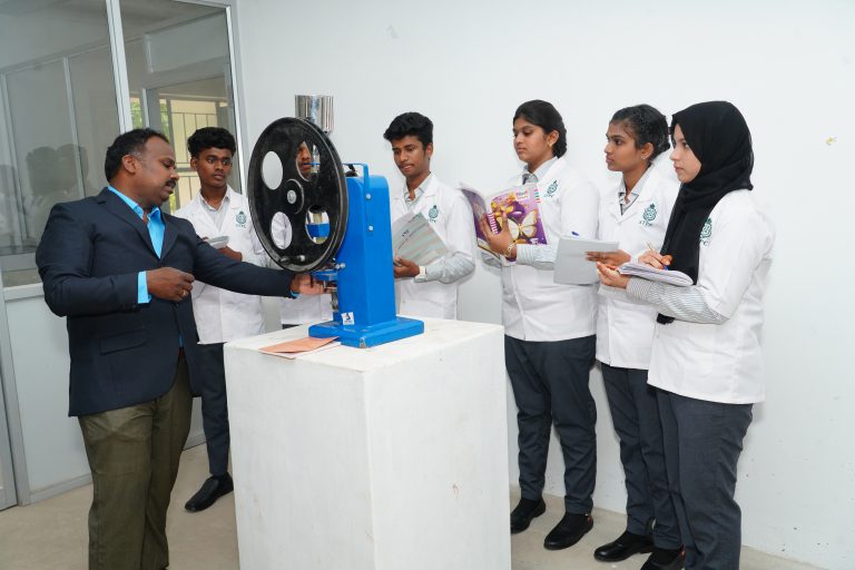 B.Pharm classroom in Tamil Nadu
