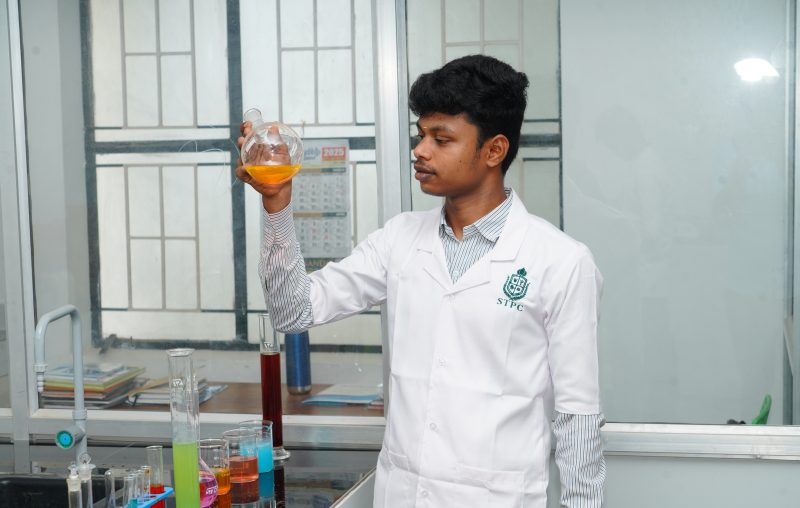 Advanced pharmacy lab facilities at ST Pharmacy College Sivagiri