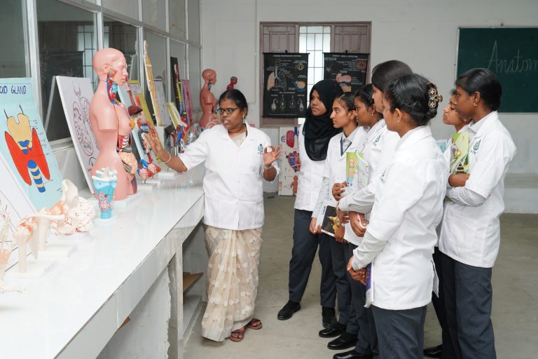 Students attending career counseling session